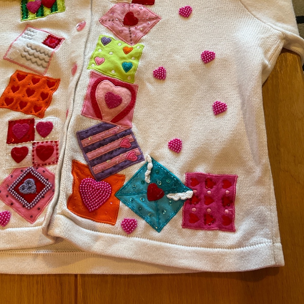 Jack B. Quick Large Embroidered Sequined Pearled … - image 2